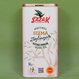 Sazak 5 lt Naturel Sızma Zeytinyağı