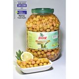 Sazak İri Taneli Yeşil Kırma Zeytin 5 lt PET Doğal Ürün Kalibre M - 5 kg