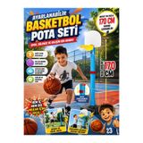 SAZE Ayarlanabilir Çocuk Basketbol Pota Seti 170 CM Eğitici Spor Oyuncağı