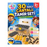 SAZE Çantalı Tamir Seti 30 Parça Eğitici Oyuncak Alet Seti Taşınabilir Usta Çantası 3+ Yaş
