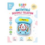 SAZE Şaze Shop Aktiviteli Sevimli Oyuncak Telefon 2+ Yaş Eğitici Çevirmeli Telefon Oyuncağı Motor Beceri Geliştirici