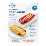 SAZE Tutmaçlı Şişme Sörf Yatak 112x62 Cm 3+ Yaş Çocuk Deniz ve Havuz Yatağı Şişme Plaj Yatağı PVC