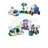SAZE Uzay İstasyon Oyuncağı 3 lü Set Oyuncak Roket & Uzay Mekiği & Uzay Aracı & Ay Taşıtı & Astronot