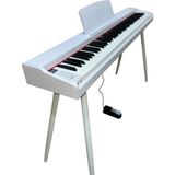 Sazhane ADP88 Fit Beyaz 88 Tuş Dijital Ayaklı Piyano