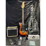 Sazhane Günışığı Elektro Gitar Full Set – 15W Bluetooth Amfi - sunburst - 3 Renk Sunburst