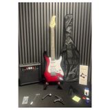 Sazhane Kırmızı Hss Elektro Gitar Seti Full ( Gitar,amfi,stand,askı,kapo,yedek tel,tuner,kablo,askı,kılıf
