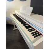 Sazhane Rdp 120 Digital Piyano Parlak Lake Beyaz 88 Hammer Action Tuş Tabure Kulaklık