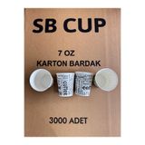 SB 7 Oz wending karton bardak (1000 ADET)