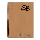 SB A5 70 Yp. Defter Kraft Kapak Spiralli Hafif Kağıt KARELİ 140 Sf.