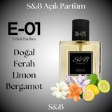 S&b E-01 (Muadil: Gio Arman - Aqua D Geo) 50ML Erkek Parfüm - 100 ml