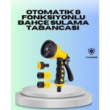Sb Shopping Ayarlanabilir Basınçlı 8 Modlu Bahçe Sulama Tabancası Hortum Aparatı