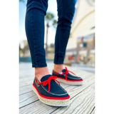 Sb Shopping CH311 Espadril Erkek Ayakkabı Sıyah Kırmızı - Seçenek