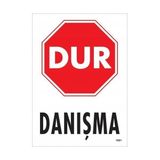 Sb Shopping Dur Danışma Uyarı Levhası 25X35 KOD:1601 - Seçenek