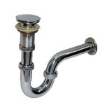 Sb Shopping Ennalbur Krom Lavabo Sifonu Stoplu Pop-Up 32 mm - Seçenek