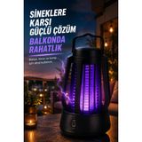 Sb Shopping Mor Işıklı Elektrikli Sinek Öldürücü Lamba Balkon Bahçe Kamp Kullanım
