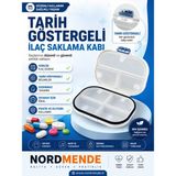 Sb Shopping Tarih Göstergeli, Hava Sızdırmaz Su Geçirmez Saklama Kutusu Haftalık Günlük Organizer