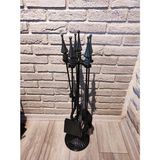 SB Şömine Maşa Takımı - Antrasit - 72 CM
