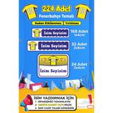 SB store Futbol Okul Kreş Etiketi Kalem Defter Özel Isim Yazılabilen Etiket Seti Model 33