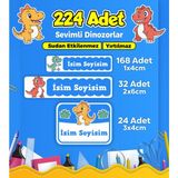 Sb Store Okul Kreş Etiketi Kalem Defter Özel Isim Yazılabilen Etiket Seti Model 141