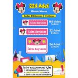 SB store Okul Kreş Etiketi Kalem Defter Özel Isim Yazılabilen Etiket Seti Model 14