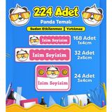 Sb Store Okul Kreş Etiketi Kalem Defter Özel Isim Yazılabilen Etiket Seti Model 154