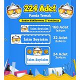 Sb Store Okul Kreş Etiketi Kalem Defter Özel Isim Yazılabilen Etiket Seti Model 155