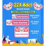 Sb Store Okul Kreş Etiketi Kalem Defter Özel Isim Yazılabilen Etiket Seti Model 158