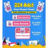 Sb Store Okul Kreş Etiketi Kalem Defter Özel Isim Yazılabilen Etiket Seti Model 167 - 224 Adet