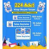 Sb Store Okul Kreş Etiketi Kalem Defter Özel Isim Yazılabilen Etiket Seti Model 168 - 224 Adet