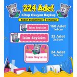 Sb Store Okul Kreş Etiketi Kalem Defter Özel Isim Yazılabilen Etiket Seti Model 186 - 224 Adet