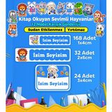 Sb Store Okul Kreş Etiketi Kalem Defter Özel Isim Yazılabilen Etiket Seti Model 189 - 224 Adet