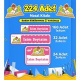 Sb Store Okul Kreş Etiketi Kalem Defter Özel Isim Yazılabilen Etiket Seti Model 200