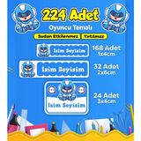 Sb Store Okul Kreş Etiketi Kalem Defter Özel Isim Yazılabilen Etiket Seti Model 207 - 224 Adet