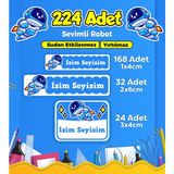 Sb Store Okul Kreş Etiketi Kalem Defter Özel Isim Yazılabilen Etiket Seti Model 228 - 224 Adet