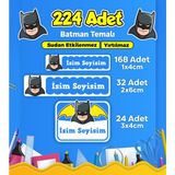 Sb Store Okul Kreş Etiketi Kalem Defter Özel Isim Yazılabilen Etiket Seti Model 236 - 224 Adet