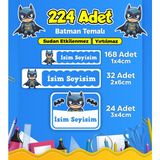 Sb Store Okul Kreş Etiketi Kalem Defter Özel Isim Yazılabilen Etiket Seti Model 237 - 224 Adet