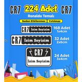 Sb Store Okul Kreş Etiketi Kalem Defter Özel İsim Yazılabilen Etiket Seti Model 95 (224 Adet)