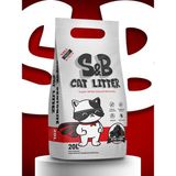 S&B Super Bentonite 20 Litre Aktif Karbon Topaklaşan Kedi Kumu