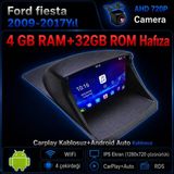 SBAID Conio Ford fiesta 2009-2017 Yıl uyumlu 4GB Ram 32GB Rom Hafıza Android Kablosuz Carplay Navigasyon Multimedya 9 Inç Ekran Hediye görüş kamerası Hediye Çerçevesi 4+32