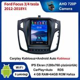 SBAID Conio Ford Focus tesla 2012-2018Yıl uyumlu 4GB Ram 64GB Rom Hafıza Android Kablosuz Carplay Navigasyon Multimedya 9.7 Inç Tesla Ekran Hediye görüş kamerası Hediye Çerçevesi 4+64tesla
