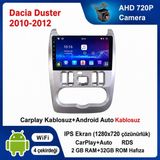 SBAID Dacia Duster 2010-2012 Yıl Uyumlu 2GB Ram 32GB Rom Hafıza Android Kablosuz Carplay Navigasyon Multimedya 9 Inç Ekran Hediye Görüş Kamerası Hediye Çerçevesi 2+32 - geri görüş kamerası hediye, ----çerçeve hediye dahil
