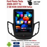 SBAID Ford Fiesta Tesla 2009-2017 Yıl Uyumlu 2GB Ram 32GB Rom Hafıza Android Kablosuz Carplay Navigasyon Multimedya 9.7 Inç Tesla Ekran Hediye Görüş Kamerası Hediye Çerçevesi 2+32 - geri görüş kamerası hediye, ----çerçeve hediye dahil - 001-Renkli
