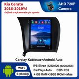 SBAID Kia Cerato 2016-2019 Yıl Uyumlu 4GB Ram 32GB Rom Hafıza Android Kablosuz Carplay Navigasyon Multimedya 9.7ınç Tesla Ekran Hediye Görüş Kamerası Hediye Çerçevesi 4+32 - geri görüş kamerası hediye, ----çerçeve hediye dahil