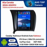 SBAID Kia Cerato 2016-2019 Yıl Uyumlu 6GB Ram 128GB Rom Hafıza Android Kablosuz Carplay Navigasyon Multimedya 9.7ınç Tesla Ekran Hediye Görüş Kamerası Hediye Çerçevesi 6+128 - geri görüş kamerası hediye, ----çerçeve hediye dahil