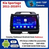 SBAID Kia Sportage 2011-2016 Yıl Uyumlu 4GB Ram 64GB Rom Hafıza Android Kablosuz Carplay Navigasyon Multimedya 9 Inç Ekran Hediye Görüş Kamerası Hediye Çerçevesi 4+64 - geri görüş kamerası hediye, ----çerçeve hediye dahil