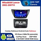 SBAID Mitsubishi Lancer 2002-2007 Yıl Uyumlu 6GB Ram 128GB Rom Hafıza Android Kablosuz Carplay Navigasyon Multimedya 9 Inç Ekran Hediye Görüş Kamerası Hediye Çerçevesi 6+128 - geri görüş kamerası hediye, ----çerçeve hediye dahil