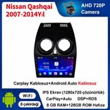 SBAID Nissan Qashqai 2007-2014 Yıl Uyumlu 8GB Ram 128GB Rom Hafıza Android Kablosuz Carplay Navigasyon Multimedya 9 Inç Ekran Hediye Görüş Kamerası Hediye Çerçevesi 8+128 - geri görüş kamerası hediye, ----çerçeve hediye dahil