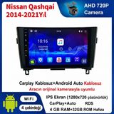 SBAID Nissan Qashqai 2014-2021 Yıl Uyumlu 4GB Ram 32GB Rom Hafıza Android Kablosuz Carplay Navigasyon Multimedya 10 Inç Ekran Hediye Görüş Kamerası Hediye Çerçevesi 4+32 - geri görüş kamerası hediye, ----çerçeve hediye dahil