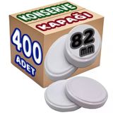 Sbk Konserve Kavanoz Kapağı Büyük Standart (82Mm) 400 Lü Set