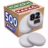 Sbk Konserve Kavanoz Kapağı Büyük Standart (82Mm) 500 Lü Set